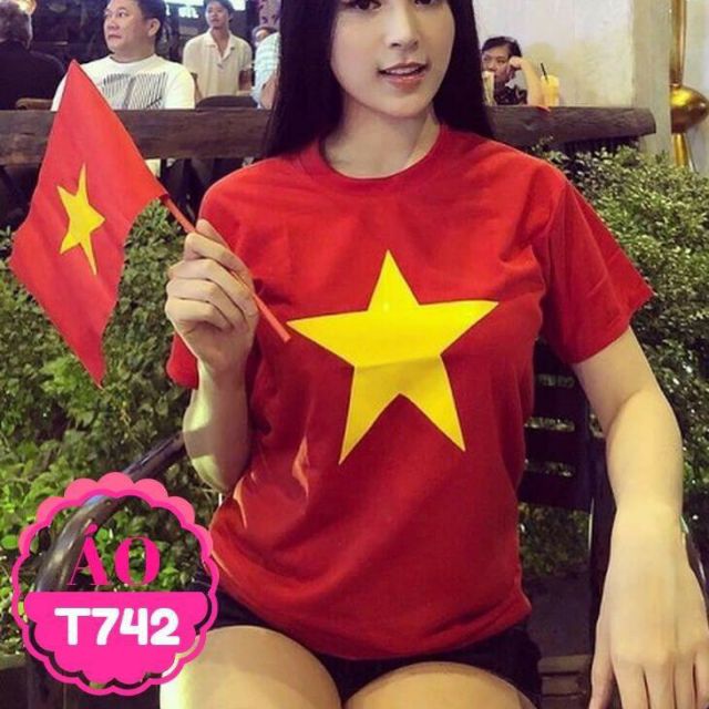 ÁO thun lá cờ Việt Nam cờ đỏ sao vàng