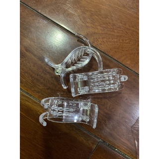 Combo 3 cái Cặp tóc càng cua loại 3 răng, 5 răng nhựa