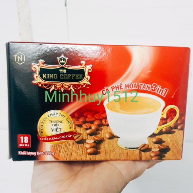 King coffee cà phê hòa tan 3 in 1