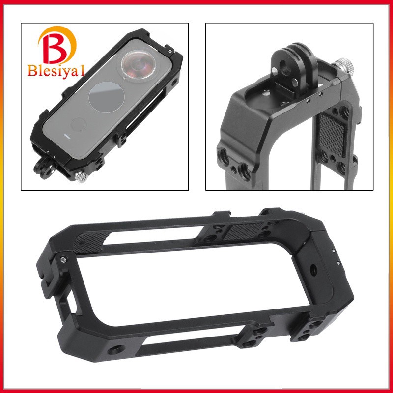 [BLESIYA1] Protective Frame Mount Expansion With Cold Shoe Adapter For Insta 360 ONE X2