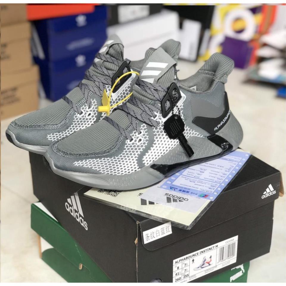 📢 Giày Thể Thao, Giày Sneaker Alpha Bounce 2020 Xám