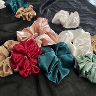 Cột tóc scrunchies lụa satin