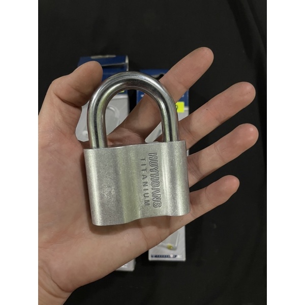 Ổ khoá huy hoàng chất liệu titanium khoá treo KTCTI10-H và KTCTI6-H