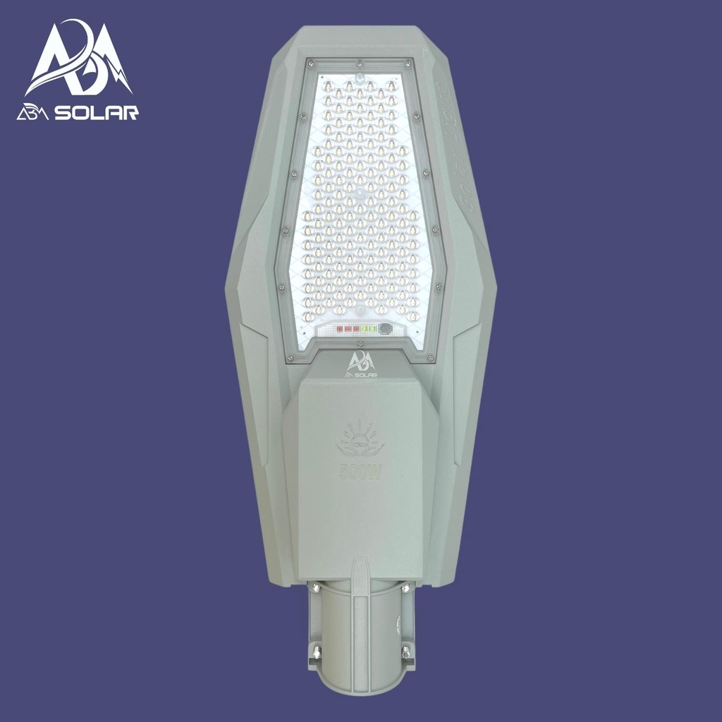 Đèn Năng Lượng Mặt Trời, Đèn Tấm Pin Rời, Phi Thuyền Công Suất 500W, Chiếu Sáng Sân Vườn Ngoài Trời- ABM SOLAR