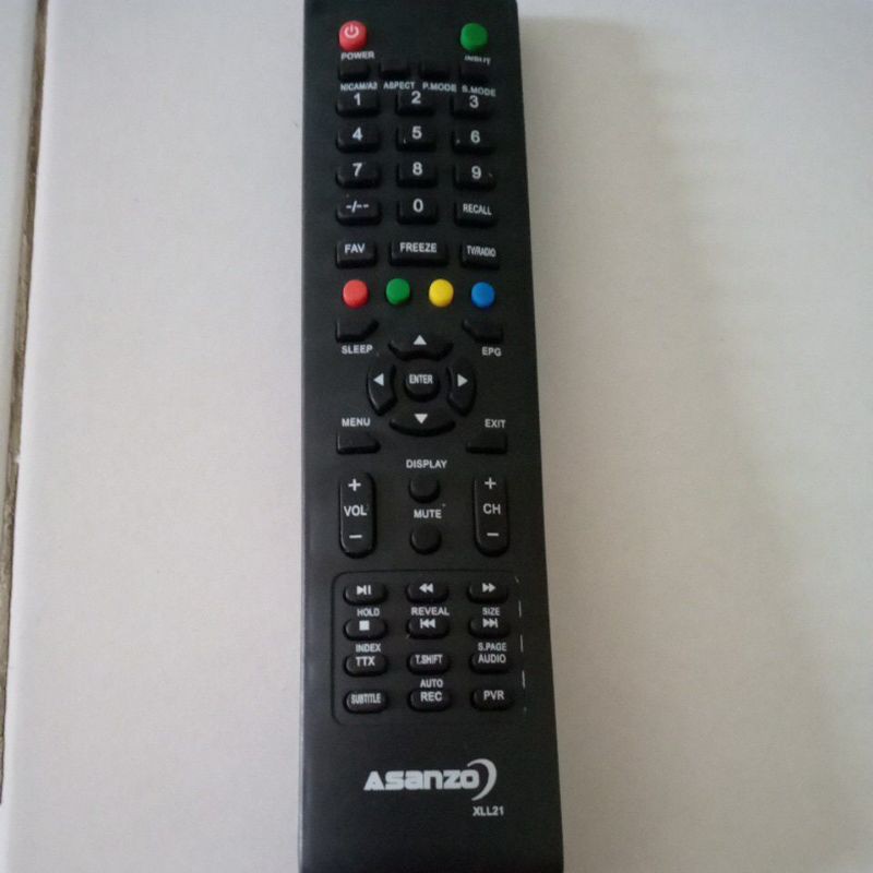 Remote điều khiển tivi Asanzo ( có nút Display)