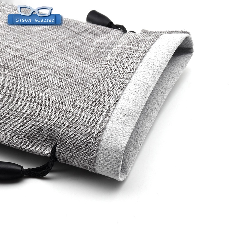 Túi Dây Rút Vải Lanh Đựng Mắt Kính Màu Sắc Đa Dạng