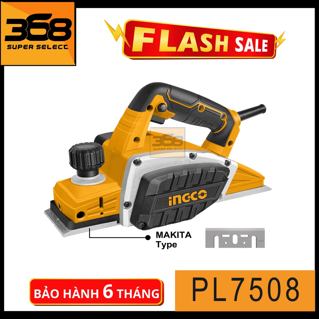 Máy bào gổ điện 750w tiện lợi, an toàn hiệu quả dễ dàng tháo lắp dùng cho dân dụng,cơ khí, xây dựng 