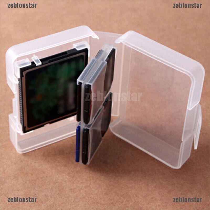❤star Cf card compact flash memory card holder box storage transparent plastic case ▲▲ | BigBuy360 - bigbuy360.vn