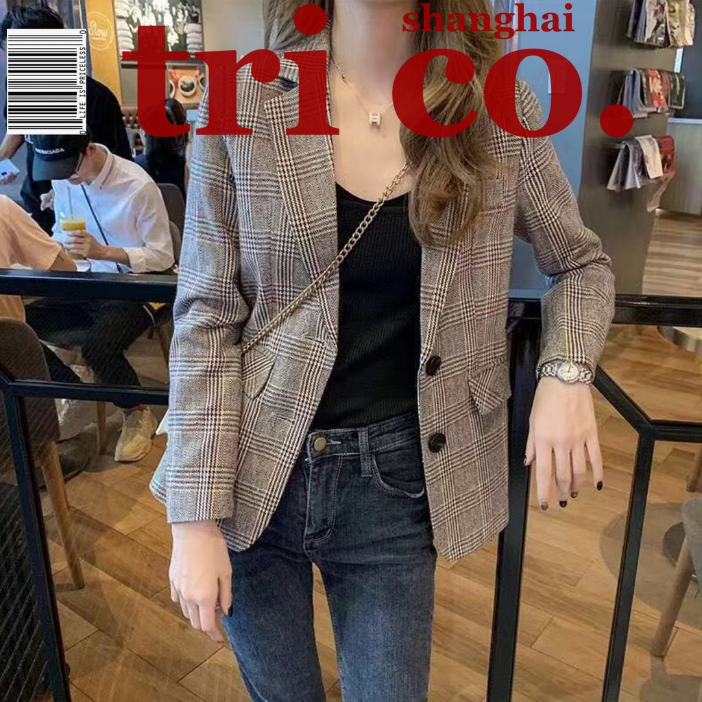 Áo khoác blazer thời trang 2021 cá tính cho nữ