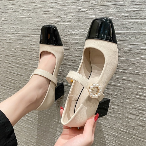 Giày mũi vuông big size Mary Jane từ size 35-43