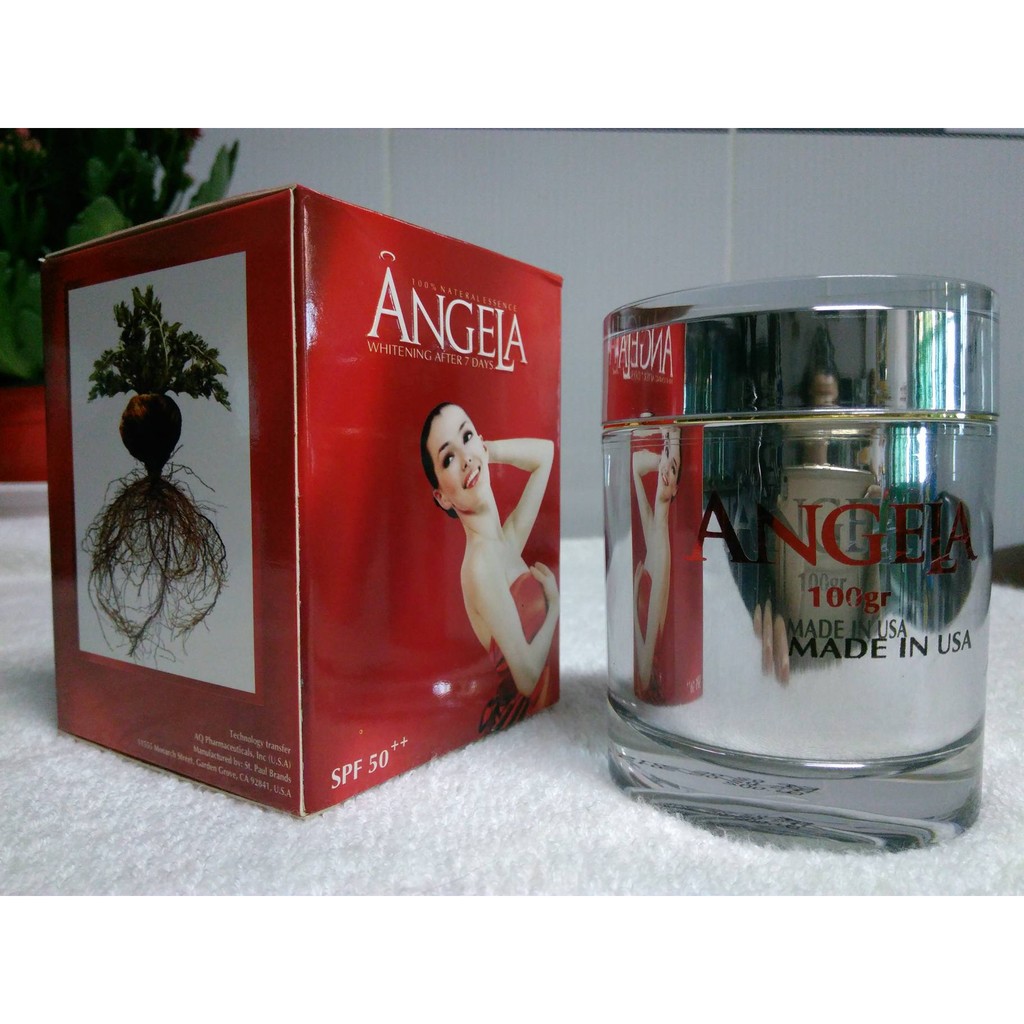 KEM SÂM ANGELLA DƯỠNG TRẮNG DA MẶT - MỸ