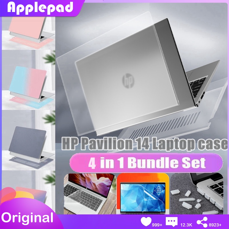 Vỏ Bảo Vệ Laptop HP Probook 440 G8 14 inch 14dv Pavilion 14-ce Bằng PVC Cứng 4 Trong 1 Tiện Dụng Ốp
