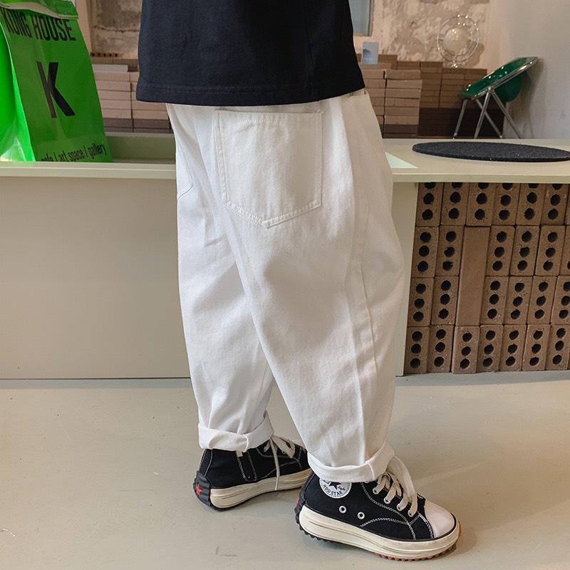 Quần kaki dáng baggy phong cách Hàn Quốc cho bé Q850 [FORM CÓ BỤNG RỘNG 1 SIZE VÀ CHIỀU DÀI NGẮN]