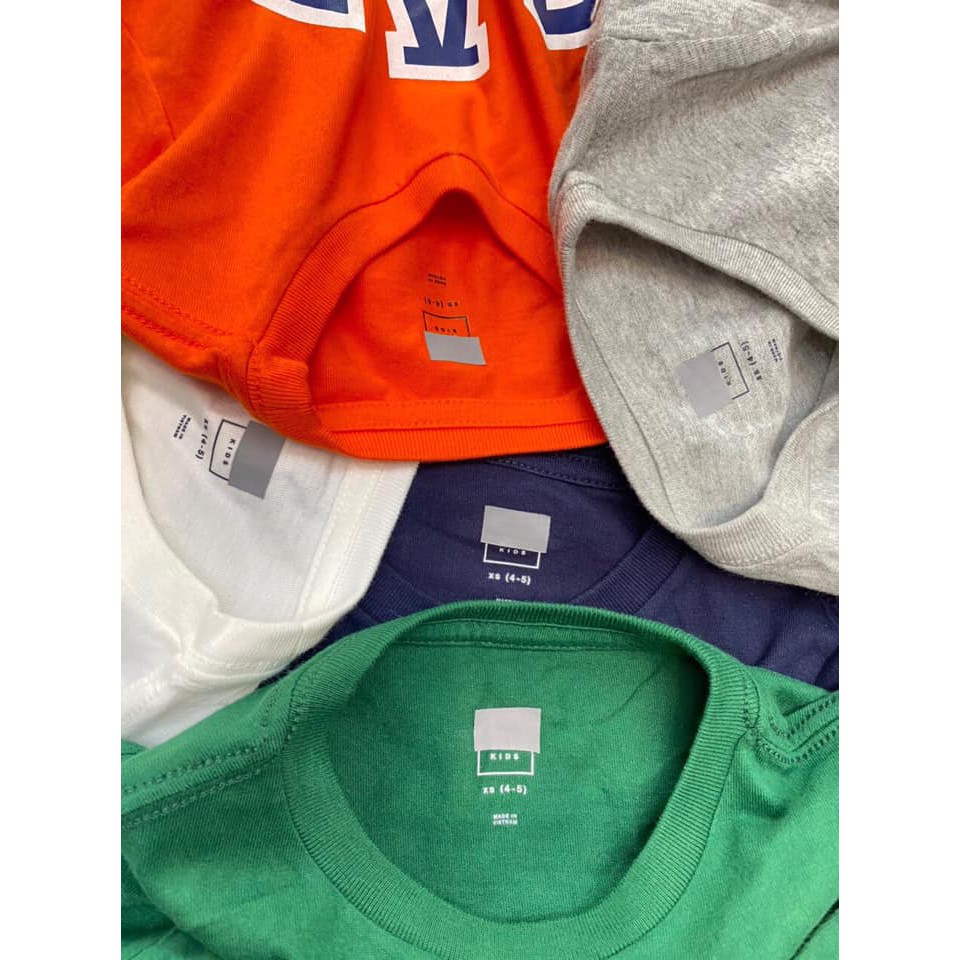 Aó cotton bé trai ngắn tay Gap Kids Việt nam xuất khẩu dư xịn