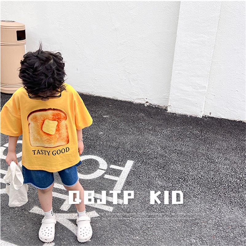 Áo Thun Mỏng Mùa Hè Tay Cộc In Hình Hoạt Hình Thời Trang Mùa Hè Cho Bé Trai 2022