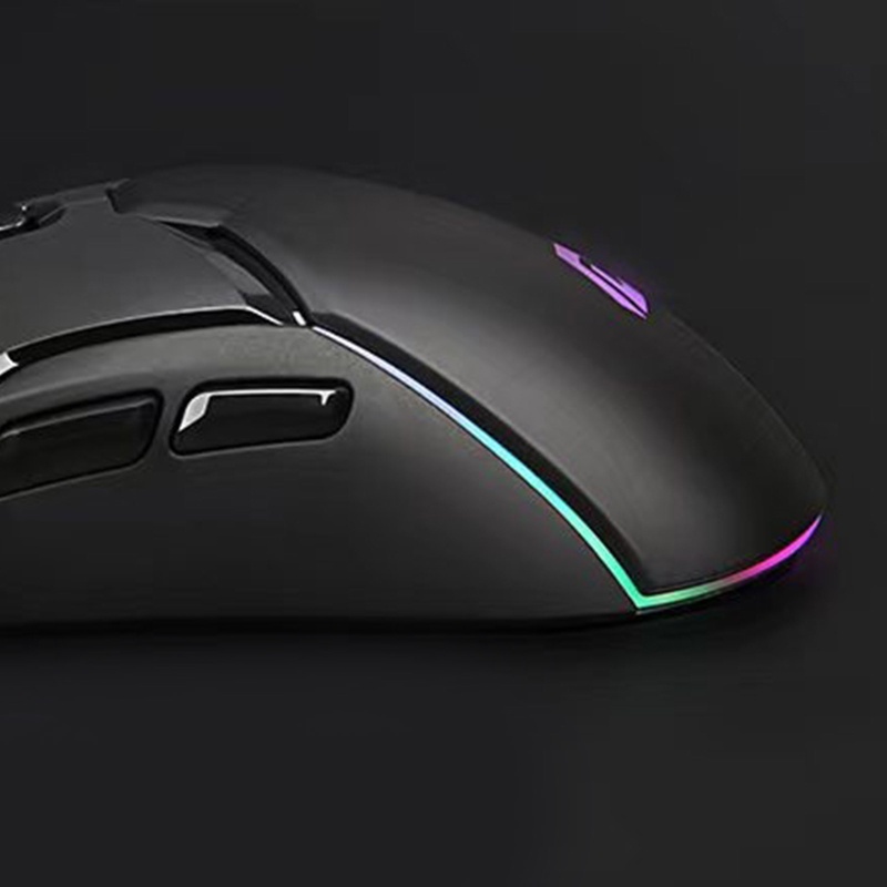 Chuột Quang Gaming btsg Có Dây Với 6 NúT BấM 6400DPI RGB Cho PC / Laptop