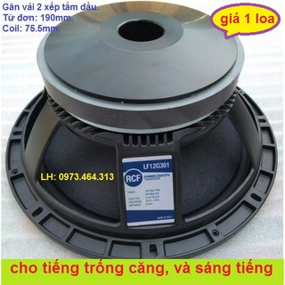 Loa bass 30 rcf nhập khẩu - từ 190 coil 75mm - giá 1 củ