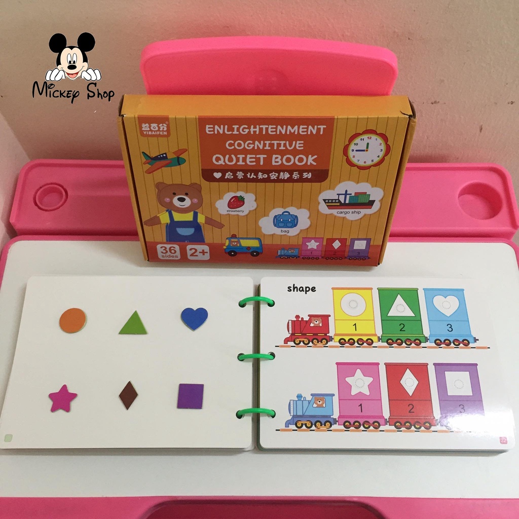 Bộ bóc dán montessori 17 chủ đề giáo dục sớm thông minh cho bé