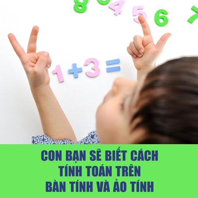 Toàn quốc- [Evoucher] Dạy con thông miinh - Khóa học Tính toán và ảo tính Soroban cho bé từ 3 - 8 tuổi