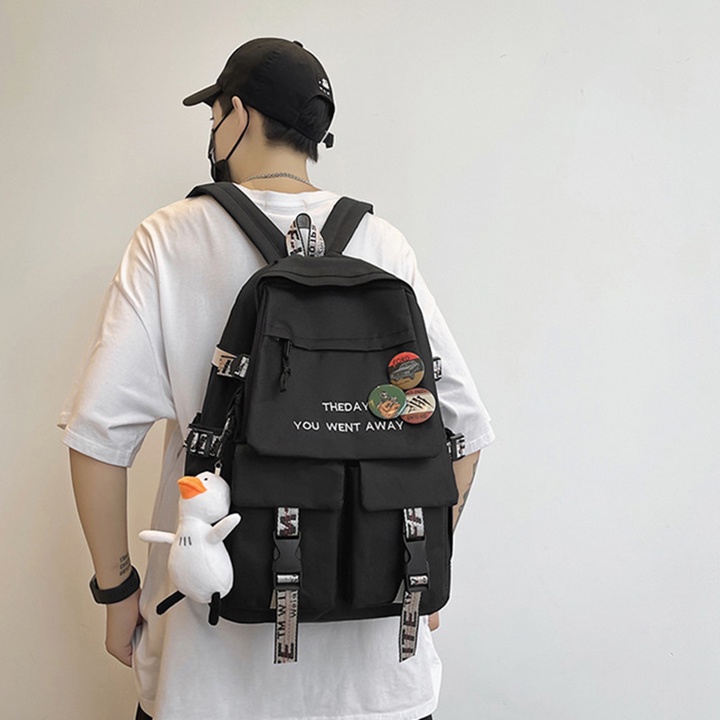 Balo học sinh cấp 2, cấp 3 thời trang cho nam &amp; nữ chống nước size 42cm ( không kèm phụ kiện ) BALO-571