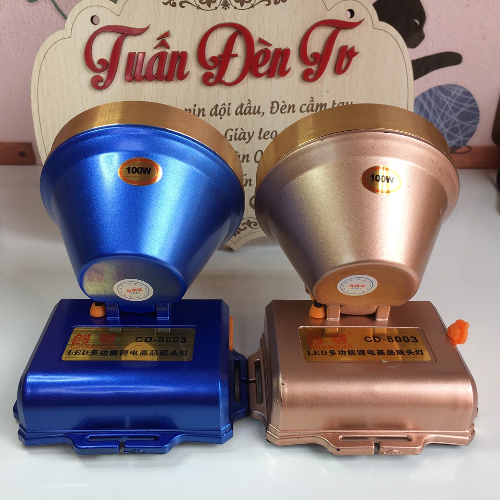 Đèn Đội Đầu Siêu Sáng CD 8003 100W Pin 10H