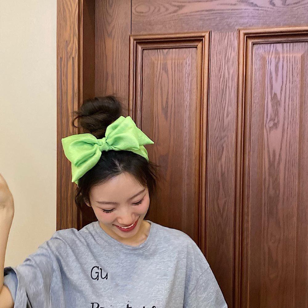 Băng Đô Cài Tóc 15H Bản Rộng Không Trượt Màu Sắc Ngọt Ngào Phong Cách Vintage Cho Nữ