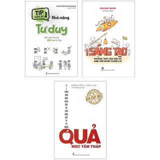 Sách: sáng tạo + quả mọc tầm thấp + khả năng tư duy