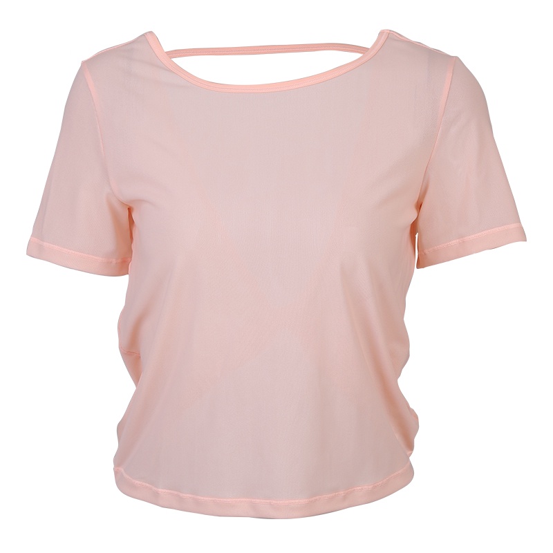 Áo thun thể thao ANRAN ngắn tay dáng rộng thiết kế năng động thời trang