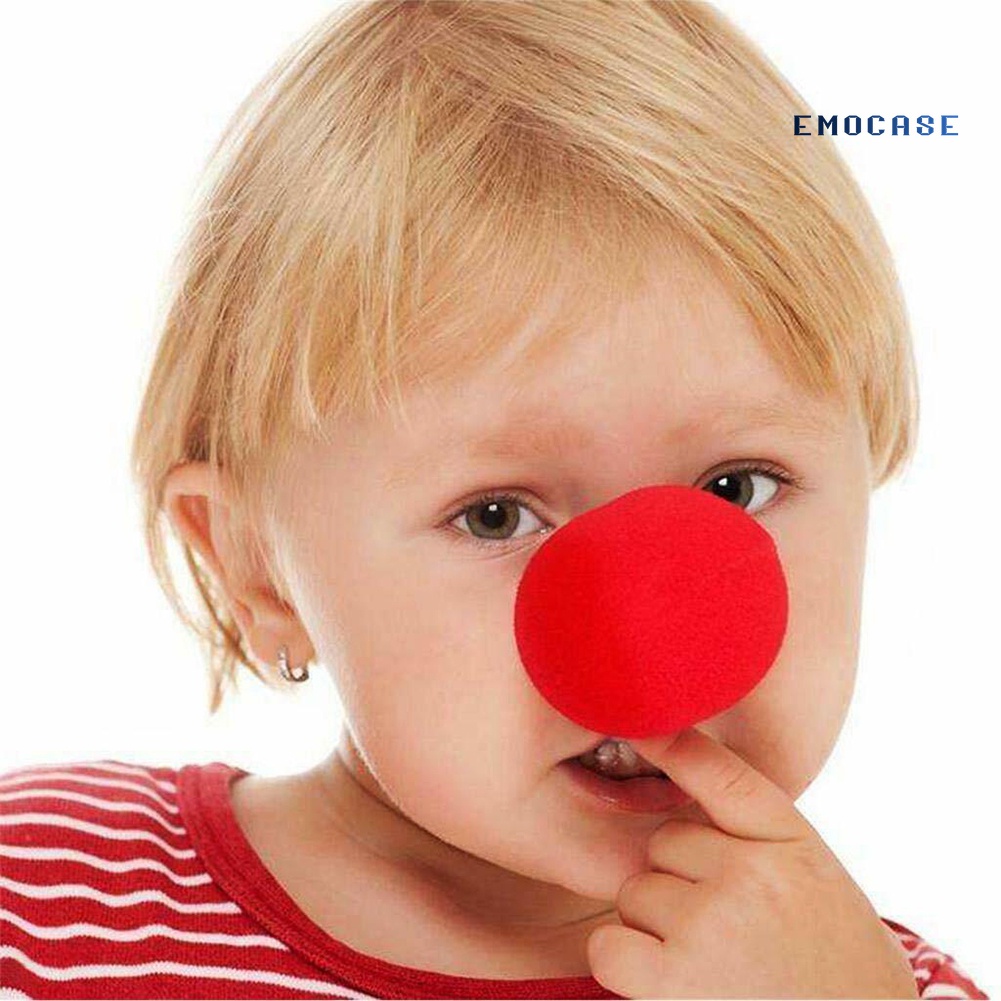 Set 5 / 10 / 25 Mũi Chú Hề Bằng Xốp Dùng Hóa Trang Halloween / Giáng Sinh