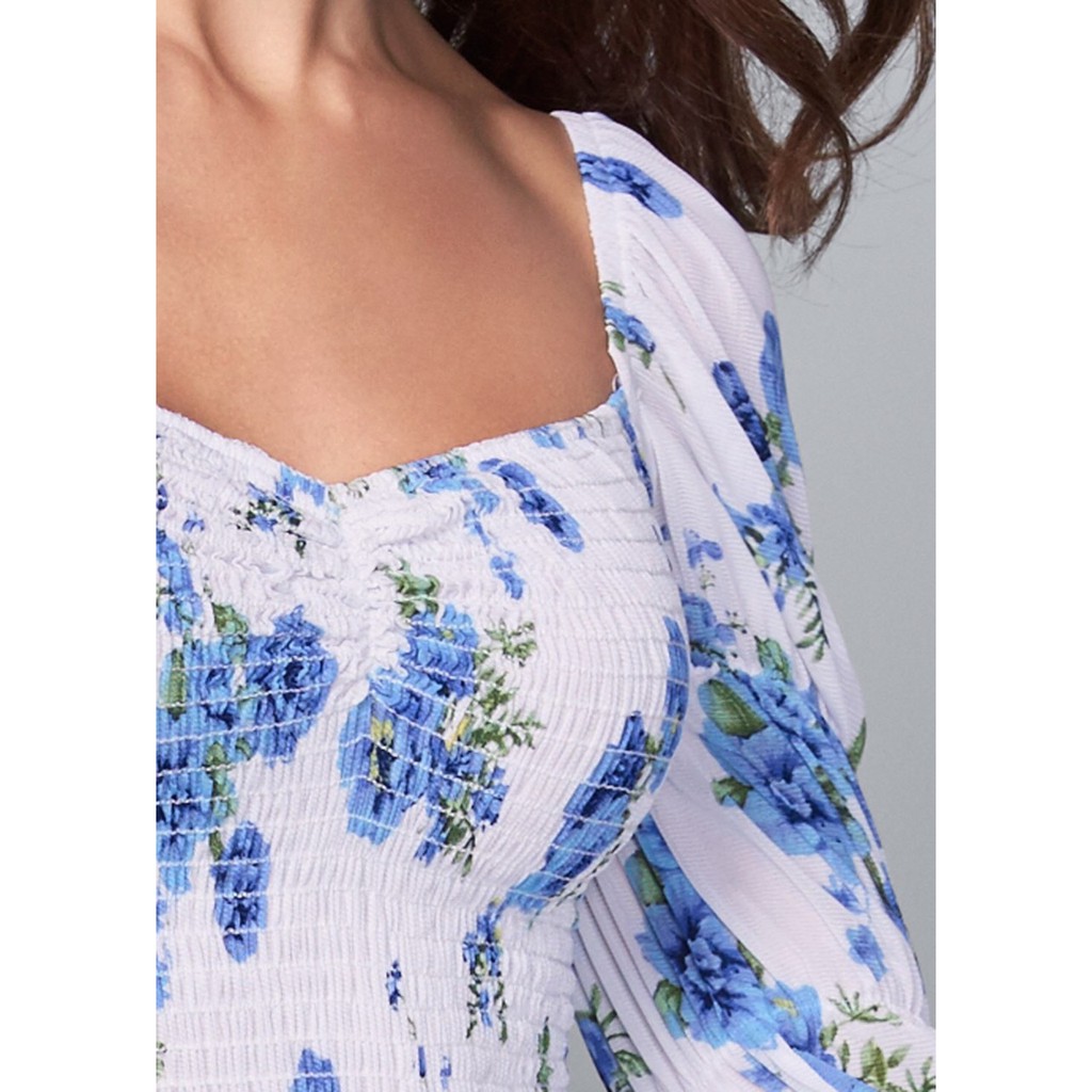 Áo Venus Smoocking Tay Loe Voal - LILAC