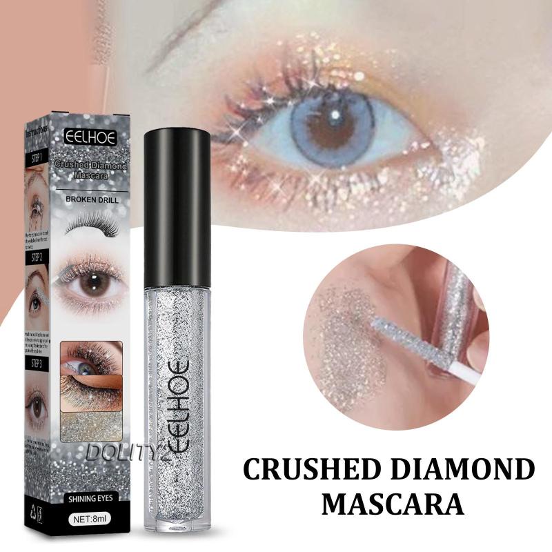 Set 2 Mascara Làm Dày Lông Mi Lấp Lánh Chống Thấm Nước Dành Cho Đám Cưới