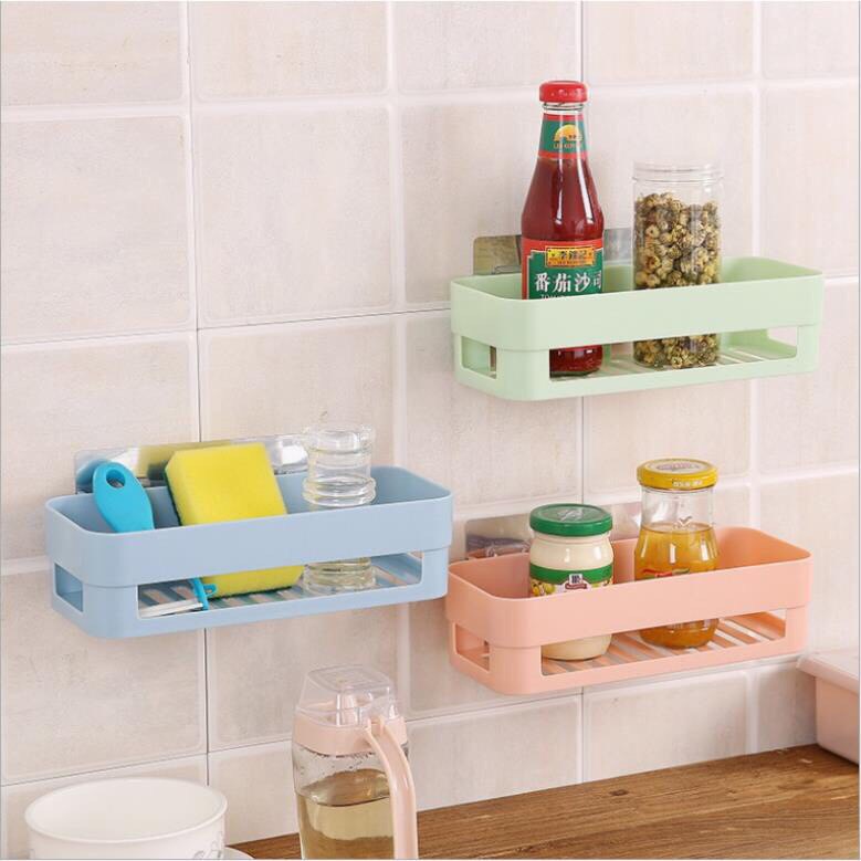 Kệ để đồ dán tường dùng cho nhà tắm, nhà bếp