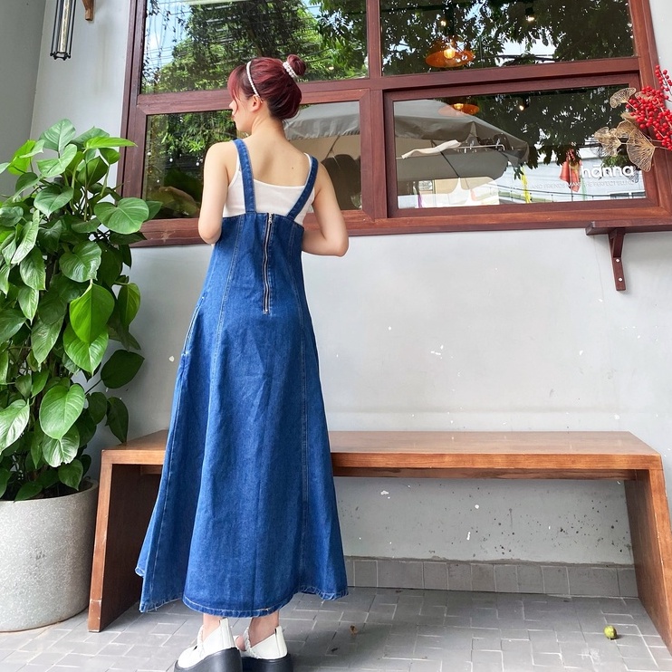 Đầm Yếm Bò Chữ A