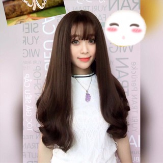 Tóc xoăn đuôi sóng nhẹ tặng lược chuyên dụng + lưới chùm đầu