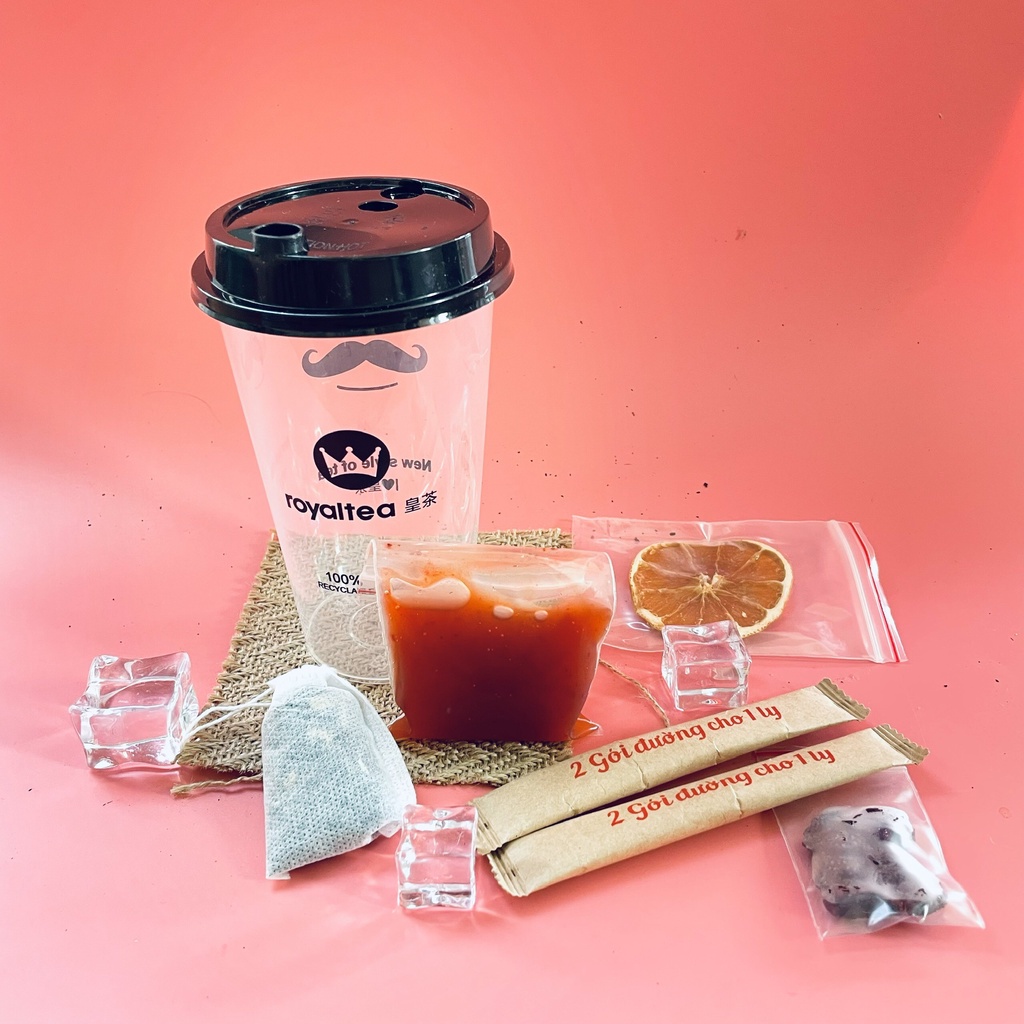 Trà sữa ❤️FREESHIP❤️ Royaltea Trà Dâu Tây Nhiệt Đới. Trà sữa tự pha [CHÍNH HÃNG] Royaltea chuẩn vị. | BigBuy360 - bigbuy360.vn