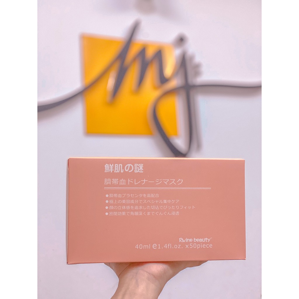 [CHÍNH HÃNG] Mặt Nạ Nhau Thai Cuống Rốn Tế Bào Gốc Rwine Beauty Nhật Bản, Da Căng Mịn Sáng Bóng | BigBuy360 - bigbuy360.vn