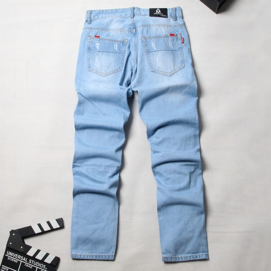 Quần jean nam xanh bạc [FREESHIP] D153 shop Địch Địch chuyên quần rin nam | BigBuy360 - bigbuy360.vn