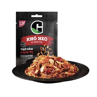 Khô heo cháy tỏi/ vị cay tứ xuyên 25g/ gói
