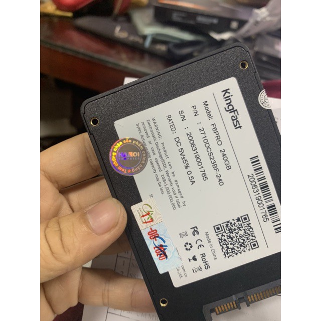 SSD Kingfast 240GB 6Gb/s 2.5 Sata 3. New Bh 36 tháng