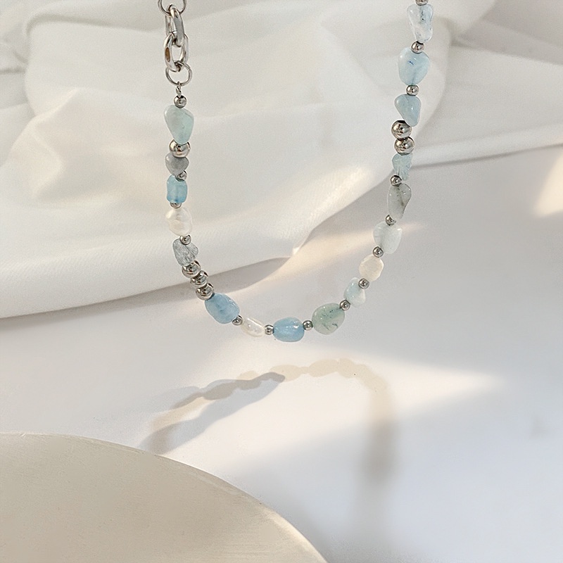 Vòng cổ Đính Ngọc Trai Phong Cách Âu Mỹ Cổ Điển Dành Cho Nữ