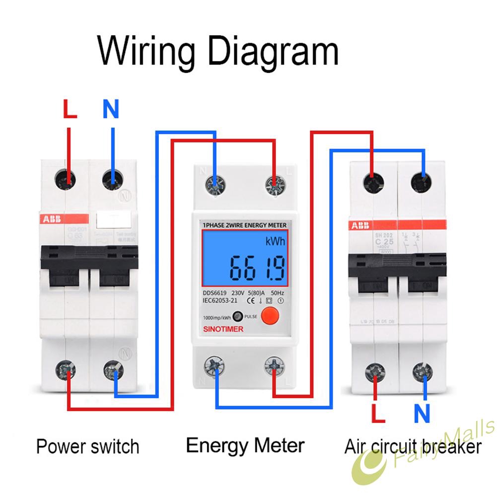 Thiết Bị Đo Công Suất Tiêu Thụ Điện Tử Màn Hình Lcd Chuyên Dụng