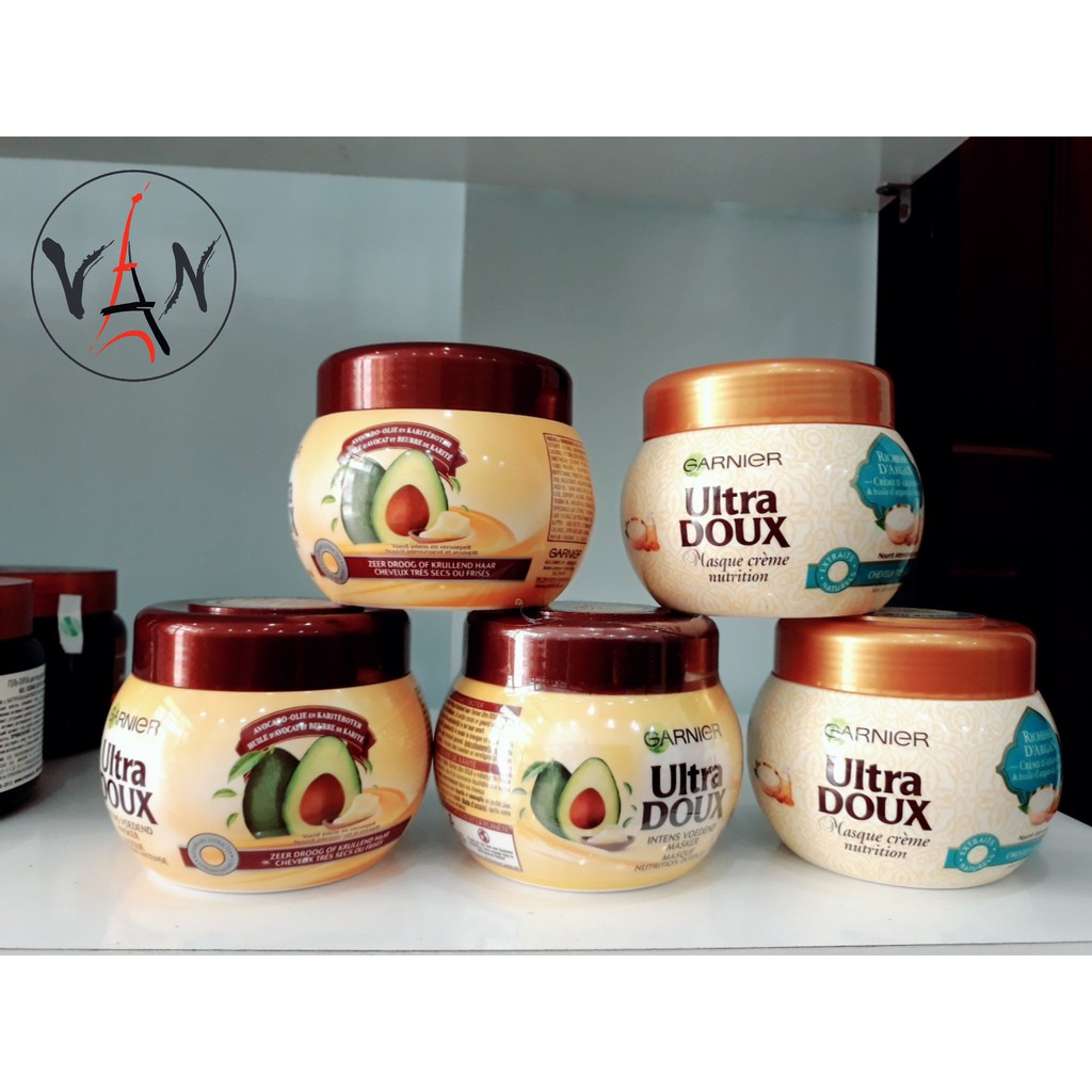 Kem ủ tóc Garnier tinh chất bơ nuôi dưỡng và phục hồi tóc 300ml | BigBuy360 - bigbuy360.vn