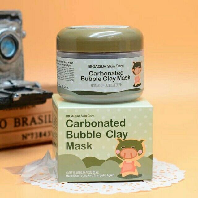 Mặt nạ bì heo Carbonated Bubble Clay Mask