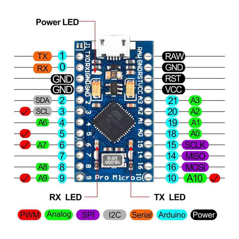 Mạch Arduino Pro Micro