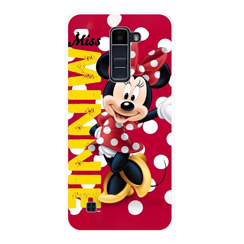 Ốp Lưng Silicone Mềm In Hình Nhân Vật Disney Cho Lg K8 K10 2016 2017 X Power Q6 Q8 V20 Stylus 2 Plus 3 V30