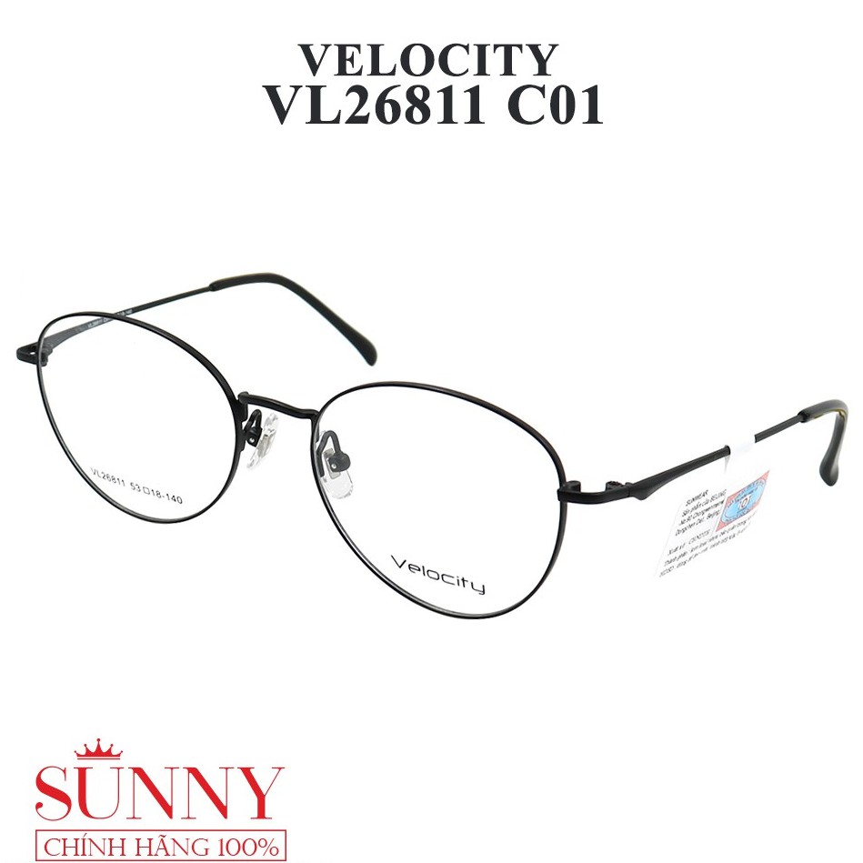 VL26811 - gọng kính kim loại Velocity chính hãng, bảo hành toàn quốc