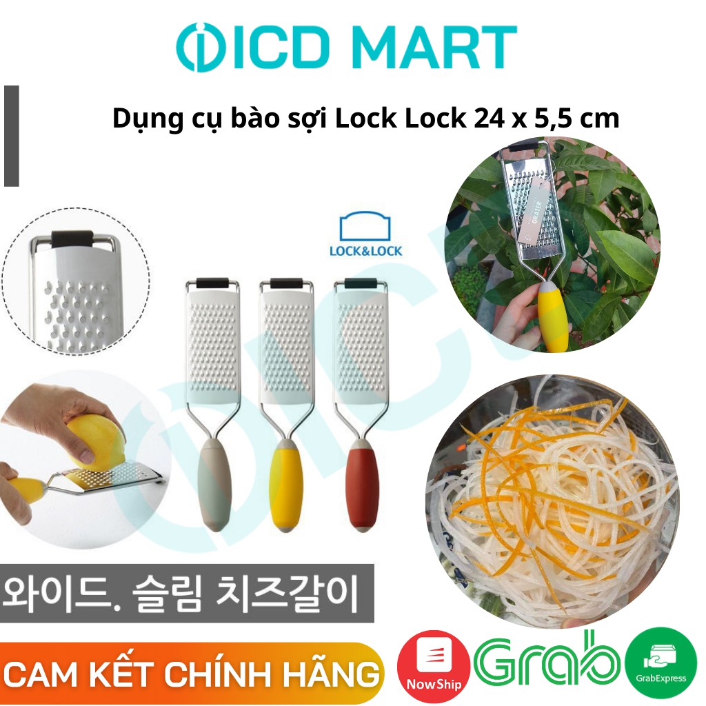 [LOCK&amp;LOCK CHÍNH HÃNG] Dụng cụ bào sợi , bào phô mai , đánh vẩy cá 🥔Lock&amp;Lock - Màu Ngẫu Nhiên