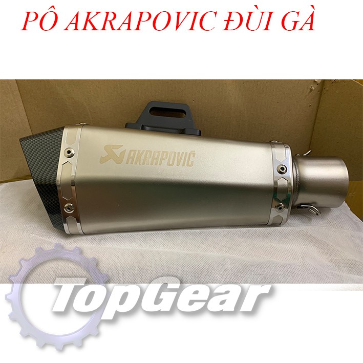 LON PÔ AKRAPOVIC TITAN - MÀU SẮC CÁ TÍNH, ÂM THANH MẠNH MẼ <TOPGEAR>