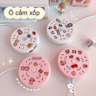 Ổ cắm điện đa năng với cổng USB tiện lợi
