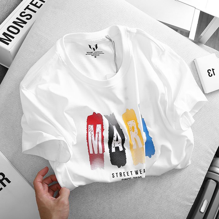 Áo Thun Marc Cổ Tròn Thun COTTON SINGLE 2 chiều cao cấp | BigBuy360 - bigbuy360.vn